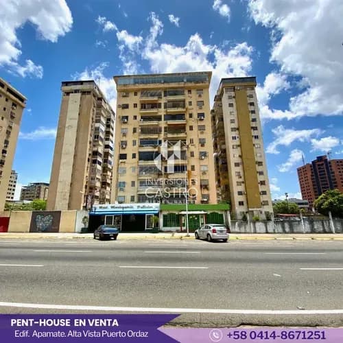 En Venta: Amplio Pent-house Ubicado En El Corazón De Alta Vista. Edif Apamate Puerto Ordaz