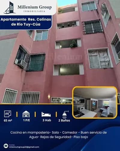 Apartamento En Venta Res Colinas De Rio Tuy Cúa