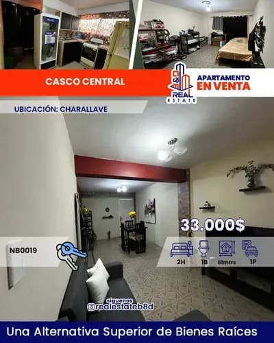 Apartamento En Venta En El Casco Central De Charallave