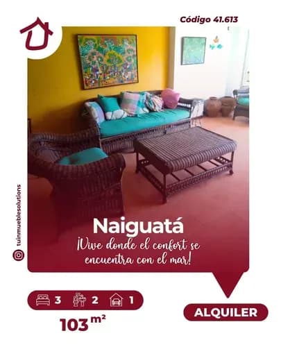 Alquiler - Acogedor Apartamento, Ubicado En Naiguata, Edo La Guaira
