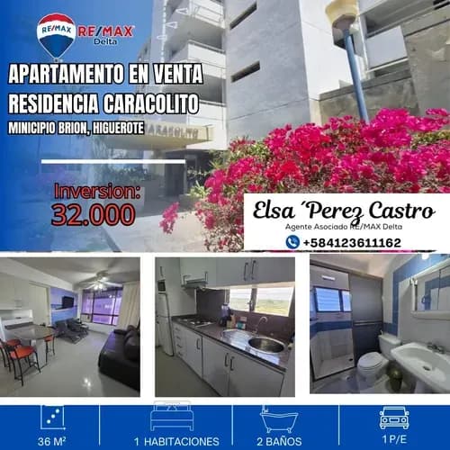 Venta De Apartamento En El Edificio Caracolitos, Higuerote. Código Re/max: 321850