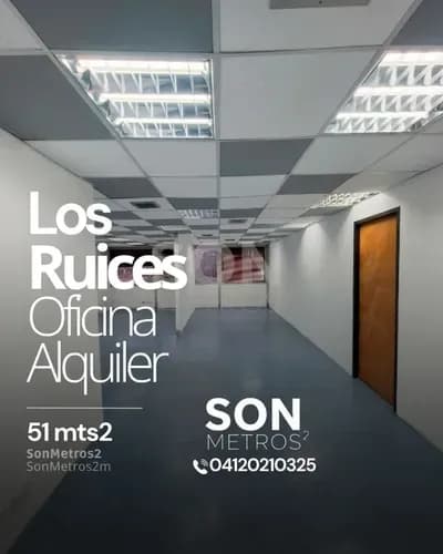 Oficina Alquiler Los Ruices 51 Mts2. Sonmetros2