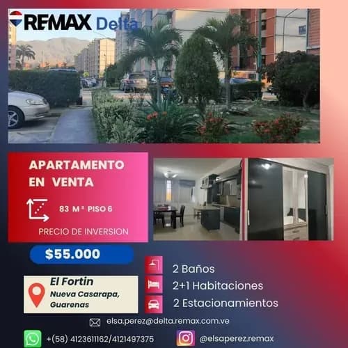 Apartamento En Venta El Fortin, Nueva Casarapa, Guarenas. Código Re/max: 323352