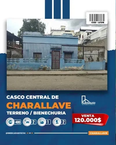 Terreno En Venta En El Centro De Charallave