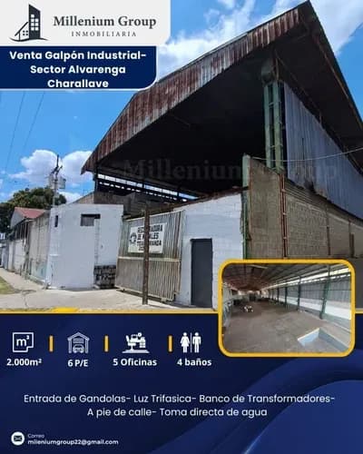 Venta Galpón Industrial Alvarenga Charallave