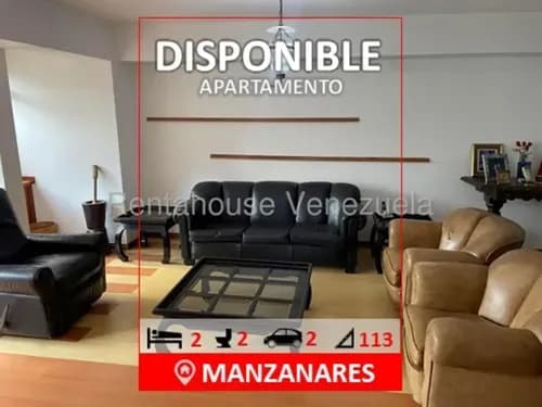 Manzanares, 2 Habitaciones, 2 Baños, 2 Estacionamientos, Piso 5, 113 Mts2 Construcción