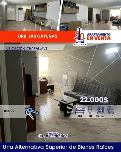 Apartamento En Venta Urb. Las Cayenas Charallave