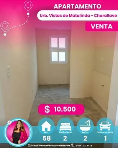 Apartamento En Venta Urb. Vistas De Matalinda Charallave