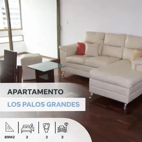 Alquiler Apartamento En Los Palos Grandes, Municipio Chacao