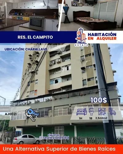 Habitacion En Alquiler Urb. El Campito. Charallave