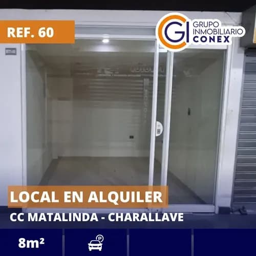 Se Alquila Local Comercial 8m2 Cc Matalinda Charallave 5677