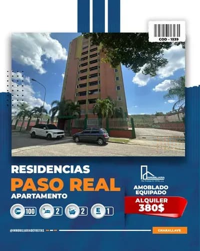 Alquiler De Apartamente En Paso Real. Charallave