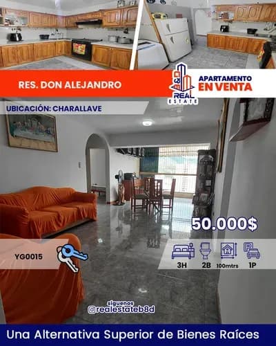 Apartamento En Venta Res. Don Alejandro/ Charallave