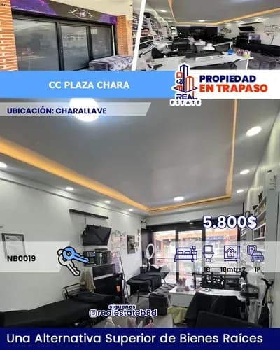 Local Comercial En Traspaso Cc Plaza Chara / Charallave