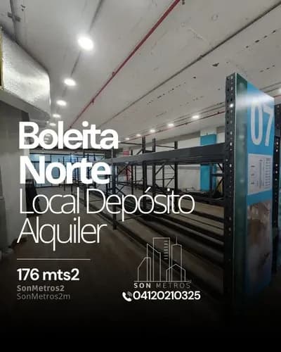 Local Depósito Oficina Alquiler Boleita Norte 176 Mts2. Sonmetros2