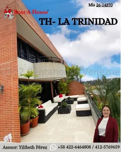 Casa Townhouse En Venta, La Trinidad Mls #26-14370