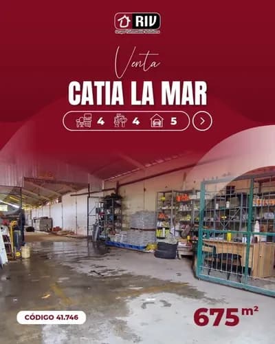 Venta - Galpon Con Alto Potencial, Ubicado En Catia La Mar Edo. La Guaira