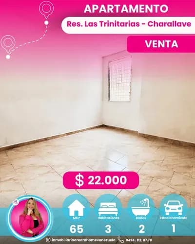 Apartamento En Venta Res. Trinitarias Charallave