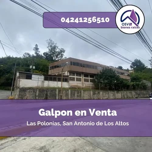 Galpón De Dos Pisos En Las Polonias, San Antonio De Los Altos