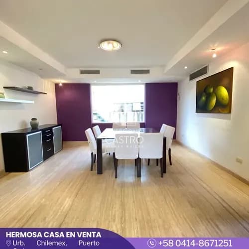 Moderna Casa En Chilemex, Sector México, Con 490 M2 De Construcion. Ubicada En Excelente Zona De Puerto Ordaz