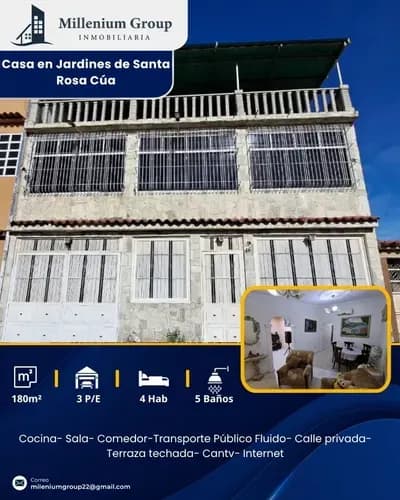 Casa En Venta Urb Jardines De Sta Rosa Cúa