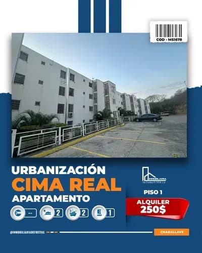 Apartamento En Alquiler En Cima Real. Charallave