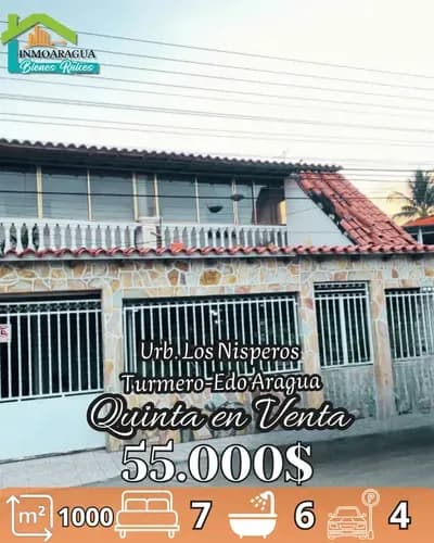 Oportunidad Casa En Venta/urb Los Nisperos Turmero/pg1112