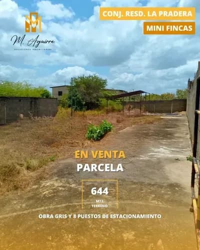 Parcela En Venta En Sector Mini Finca, Calle Principal Africano, Circuito La Pradera, Puerto Ordaz - Pl