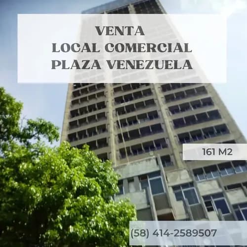 Venta Excelente Local Comercial Ubicado Torre Corporativa En Plaza Venezuela.