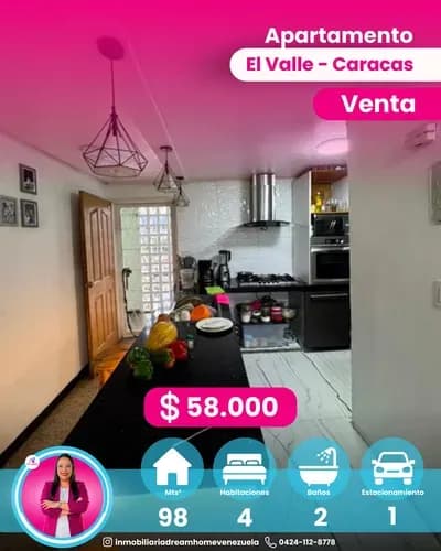 Apartamento En Venta Av. Intercomunal Del Valle- Caracas
