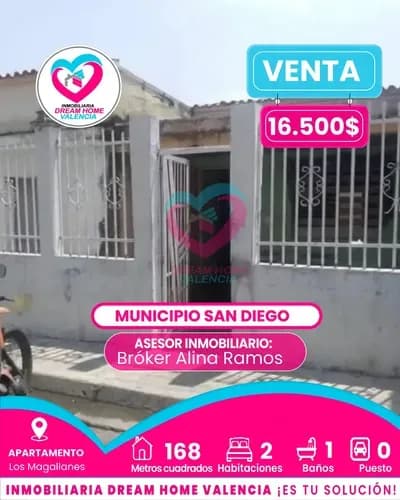 Casa En Venta Urb. Magallanes. Municipio San Diego Valencia