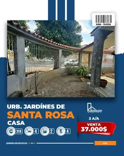Casa En Venta En Jardines De Santa Rosa. Cua