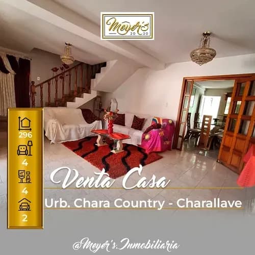 Venta De Casa, Ubicada En La Urb. Chara Country - Charallave
