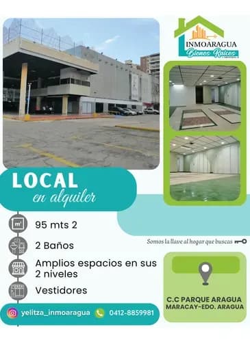 Local En Alquiler/ Parque Aragua, Av. Bolívar, Maracay / Yp1390