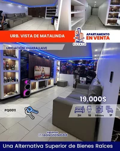 Apartamento En Venta Urb. Vista De Matalinda / Charallave.