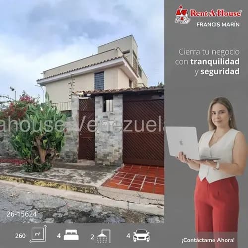 Quinta Impecable En Macaracuay - Caracas - Calle Cerrada - Vigilancia 24/7 15624