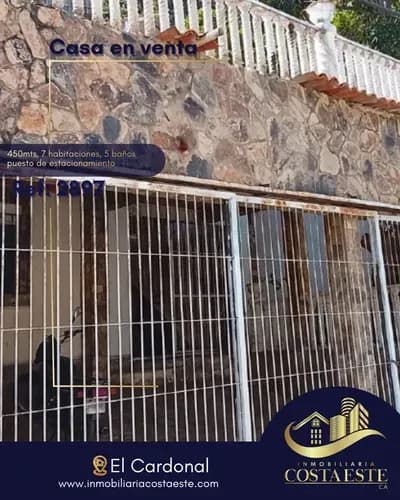 Casa En Venta En La Guaira Sector El Cardonal Ref 2897