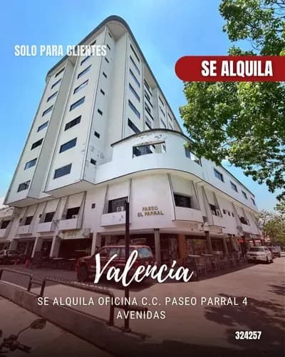 Se Alquila Oficina C.c. Paseo Parral 4 Avenidas 324257