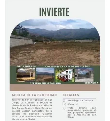 Terreno En Venta Via La Cumaca 23-gp9822903