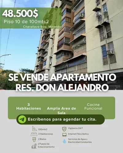 Apartamento En Don Alejandro Charallave