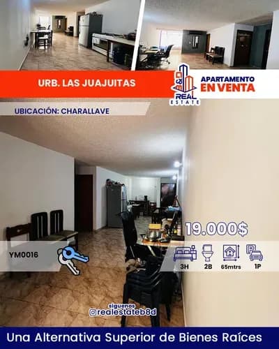 Apartamento En Venta Urb. Las Juajuitas De Betania / Charallave.