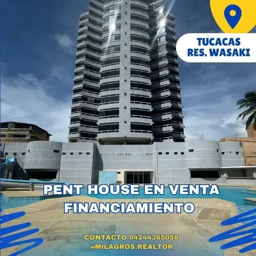Pent House En Venta Obra Gris Excelente Vista Al Mar Tucacas