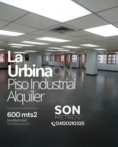 Piso Industrial La Urbina 660 Mts2. Sonmetros2