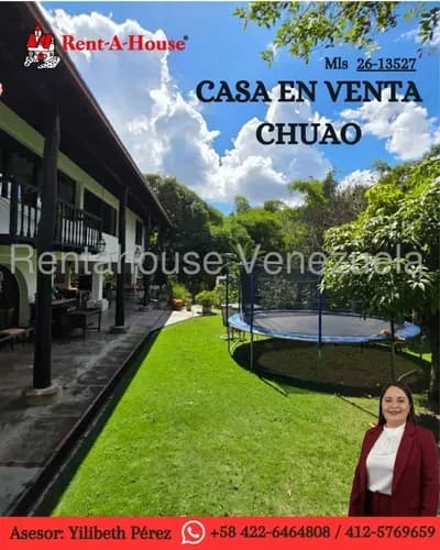 Casa En Venta,chuao Mls #26-13527 Sc