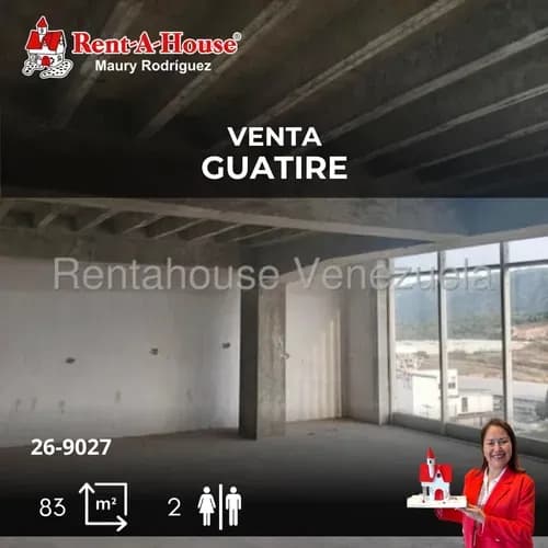 En Venta Amplia Oficina En Obra Gris En Guatire Mr 26-9027