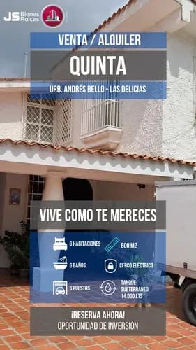 Vende Hermosa Quinta De 02 Niveles Ubicada En La Urbanización Andrés Bello. 013jsc