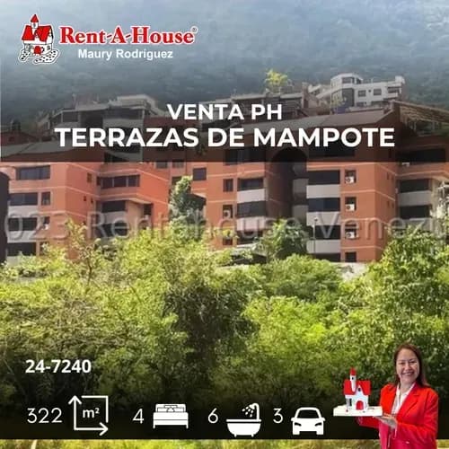 Hermoso Ph De Tres Niveles En Terrazas De Mampote Mr 24-7240
