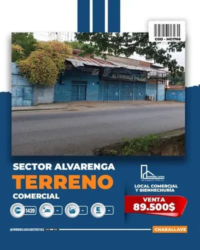 Terreno Comercial En Venta En Alvarenga. Charallave