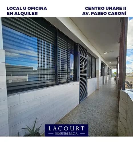 En Alquiler. Oficina O Local En Excelente Ubicación - Centro De Unare Ii - Av. Paseo Caroní #al