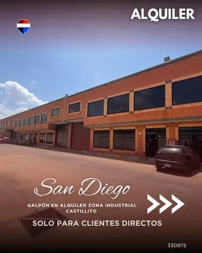 Galpón En Alquiler Zona Industrial Castillito 330975 Solo Clientes Directos